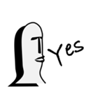 指顔男（個別スタンプ：3）