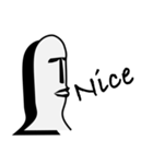 指顔男（個別スタンプ：7）