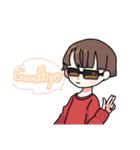おかっぱ頭男子（個別スタンプ：2）