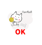 動く ハンドボール スタンプ 日本語（個別スタンプ：2）