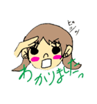 ゆるっとらくがきスタンプ(女の子)（個別スタンプ：5）
