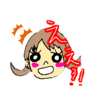 ゆるっとらくがきスタンプ(女の子)（個別スタンプ：7）