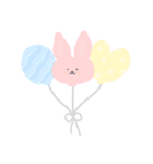 どりどりうさぎ！（個別スタンプ：12）