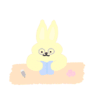 どりどりうさぎ！（個別スタンプ：18）