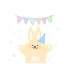 どりどりうさぎ！（個別スタンプ：24）