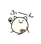 ねこっぽいモチ（個別スタンプ：3）