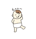 ゆるい赤ちゃんスタンプ1（個別スタンプ：6）