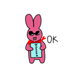 元素を持ちたいうさぎがあいさつ（個別スタンプ：13）