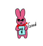 元素を持ちたいうさぎがあいさつ（個別スタンプ：16）