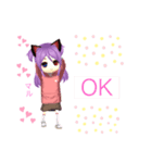 ラブちゃんの日常！（個別スタンプ：8）
