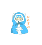 みずいろくん。（個別スタンプ：7）
