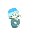 みずいろくん。（個別スタンプ：9）