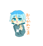 みずいろくん。（個別スタンプ：10）