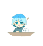 みずいろくん。（個別スタンプ：12）