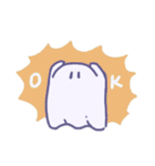 音楽が好きなおばけ（個別スタンプ：5）