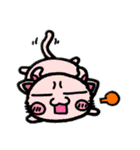牛と猫のミックス（個別スタンプ：23）