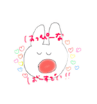 レイジーバニー（個別スタンプ：22）