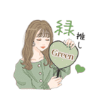ヲタ活❤︎女子スタンプ（個別スタンプ：18）