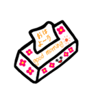 ティッシュちゃんの伝言板☻（個別スタンプ：1）
