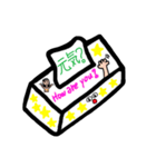 ティッシュちゃんの伝言板☻（個別スタンプ：24）