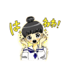 制服のおんなのこ。（個別スタンプ：8）