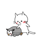 子猫のねこすけ＆フクロウのふくすけ（個別スタンプ：17）