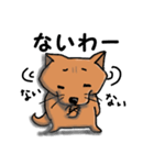 柴犬 赤だわん（個別スタンプ：14）