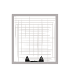 野良猫くろまめ物語1（個別スタンプ：8）