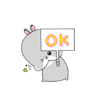 うさぎ ファミリー ammky（個別スタンプ：5）