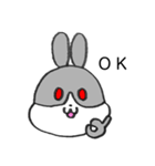 うさぎのまん丸くん 3（個別スタンプ：3）