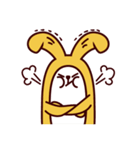 バナナ うさぎ：ラビ（個別スタンプ：17）