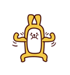 バナナ うさぎ：ラビ（個別スタンプ：21）