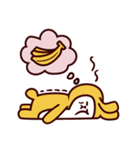 バナナ うさぎ：ラビ（個別スタンプ：26）
