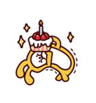 バナナ うさぎ：ラビ（個別スタンプ：30）