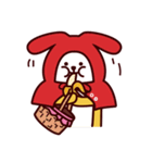 バナナ うさぎ：ラビ（個別スタンプ：31）