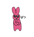 まっぴんくうさぎ（個別スタンプ：7）