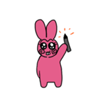 まっぴんくうさぎ（個別スタンプ：14）