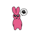 まっぴんくうさぎ（個別スタンプ：20）