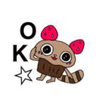 生きてるスイーツ？！ たぬケーキくん（個別スタンプ：8）