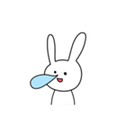 月にかえりたいゆるうさぎ（個別スタンプ：1）
