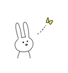 月にかえりたいゆるうさぎ（個別スタンプ：3）