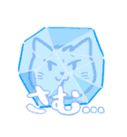 二重アゴのねこ夫婦（個別スタンプ：24）