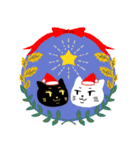 二重アゴのねこ夫婦（個別スタンプ：35）