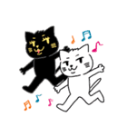 二重アゴのねこ夫婦（個別スタンプ：38）