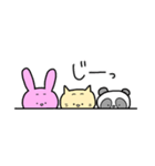 ゆるいウサギ、ネコ、パンダ（個別スタンプ：30）