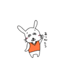 へんてこうさぎの日常（個別スタンプ：9）