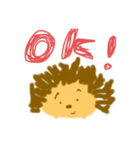 一応ハリネズミ（個別スタンプ：7）