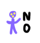 カラフル宇宙人スタンプ（個別スタンプ：3）