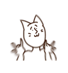 小学生でも描ける猫【しろちゃん】Part1（個別スタンプ：33）