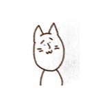小学生でも描ける猫【しろちゃん】Part1（個別スタンプ：35）
